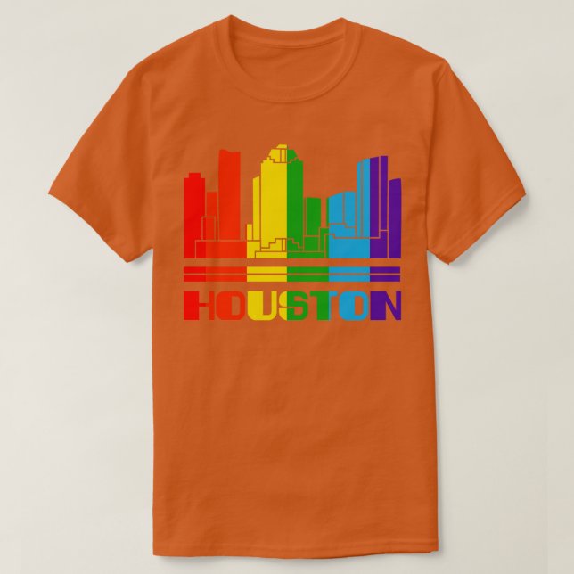 Houston Pride Houston LGBT Geschenk LGBTQ Unterstü T-Shirt (Design vorne)