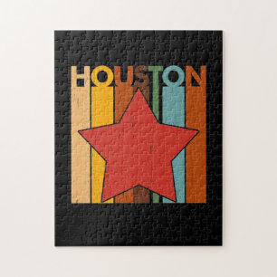 HOUSTON Retro Vintage Puzzle