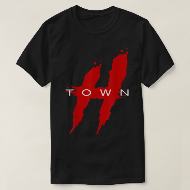 Houston Shirt HTown Hustle Town The H Houston Texa (Design vorne)