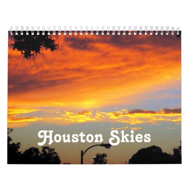 Houston Skies Calendar Kalender (Titelbild)