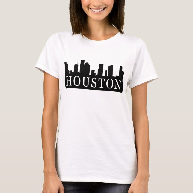 Houston-Skyline T-Shirt (Vorderseite)