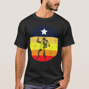 Houston Space City Astronaut Skyline T-Shirt