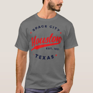 Houston Space City Texas Vintag USA T-Shirt