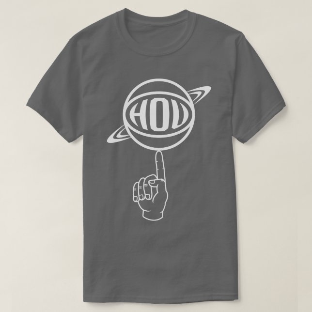 Houston Spinning Ball White T-Shirt (Design vorne)