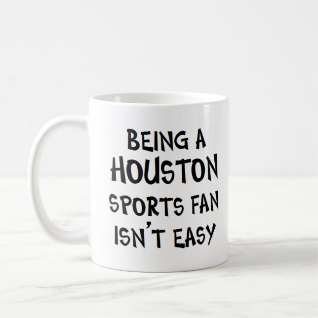 Houston-Sportfan, zu sein Kaffeetasse (Links)