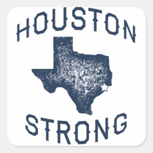 Houston Strong - Harvey Quadratischer Aufkleber