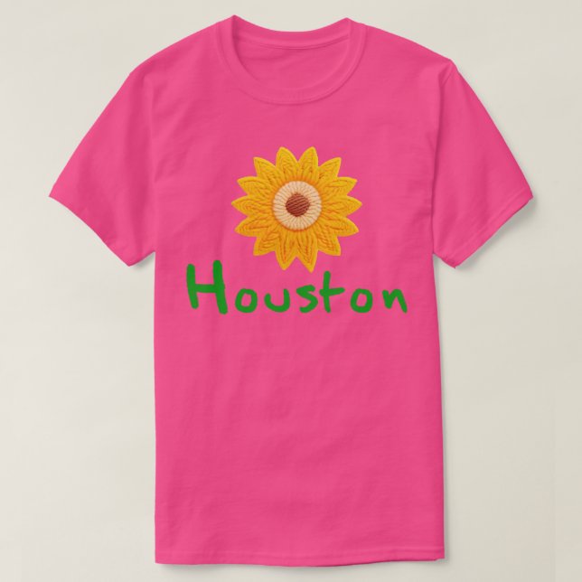 Houston Sunflower T-Shirt (Design vorne)