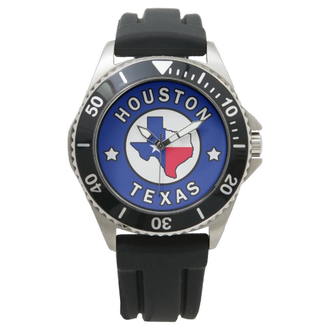Houston Texas Armbanduhr (Vorderseite)