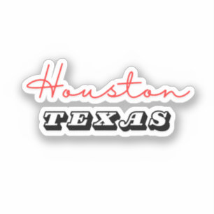 Houston Texas Aufkleber