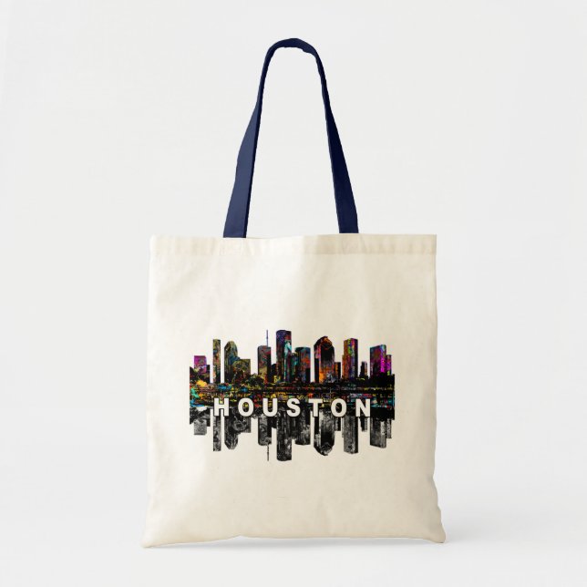 Houston, Texas, bedeckt mit Graffiti Tote Bag Tragetasche (Vorne)