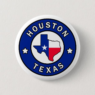 Houston Texas Button