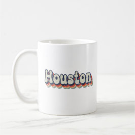 Houston Texas Chrome City Classic Art Kaffeetasse