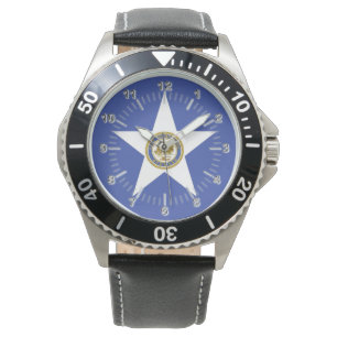 Houston (Texas) City flagge Watch Armbanduhr