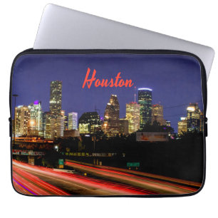 Houston Texas City Skyline Laptopschutzhülle