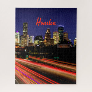Houston Texas City Skyline Puzzle