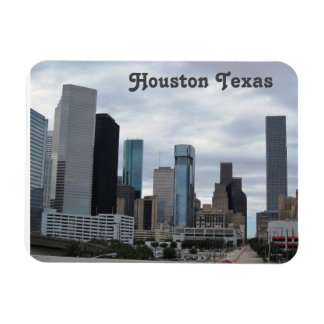 Houston Texas - Flexibles Foto Magnet