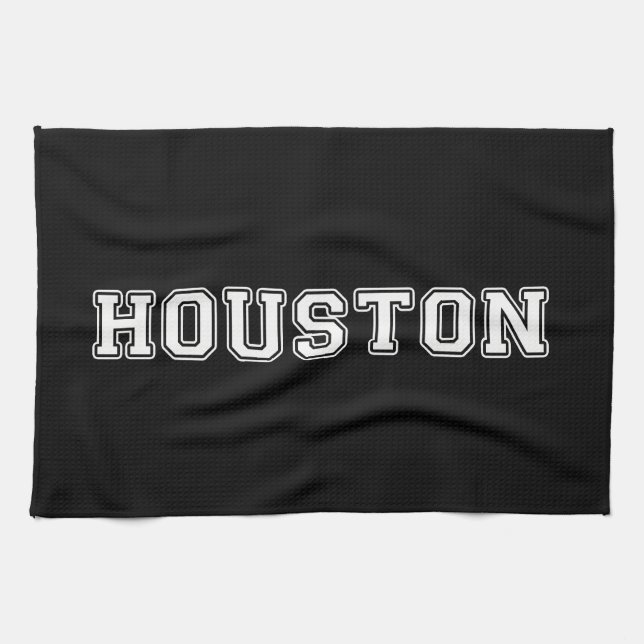 Houston Texas Geschirrtuch (Horizontal)