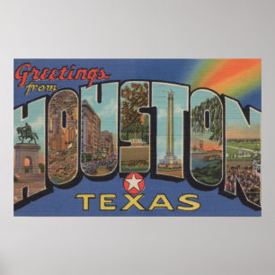 Houston, Texas - Große Briefszenen Poster