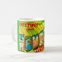 Houston Texas Gruß Postkarten Tasse