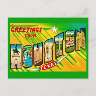 Houston Texas Grußpostkarte Postkarte