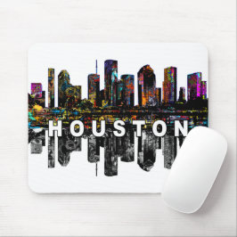 Houston, Texas in Graffiti Mousepad