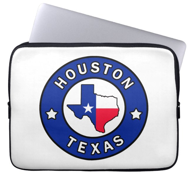 Houston Texas Laptopschutzhülle (Vorderseite)