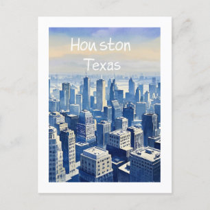 Houston Texas Postcard Postkarte