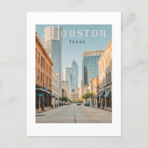 Houston Texas Postcard Postkarte