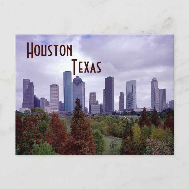 Houston Texas Postcard Postkarte (Vorderseite)