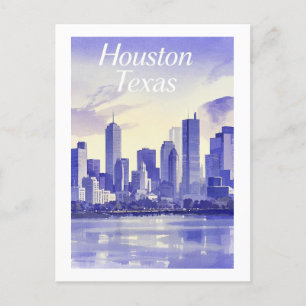 Houston Texas Postcard Postkarte