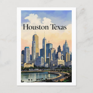 Houston Texas Postcard Postkarte