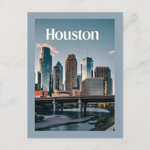 Houston Texas Postcard Postkarte