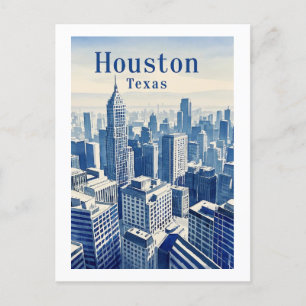 Houston Texas Postcard Postkarte