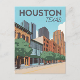 Houston Texas Postcard Postkarte