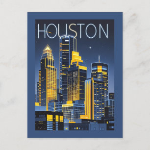 Houston Texas Postcard Postkarte