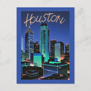Houston Texas Postkarte