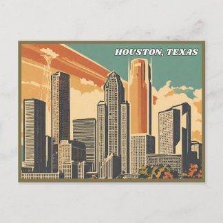 Houston, Texas Postkarte