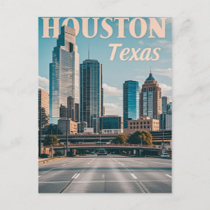 Houston Texas Postkarte