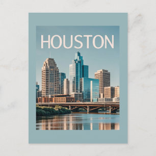 Houston Texas Postkarte