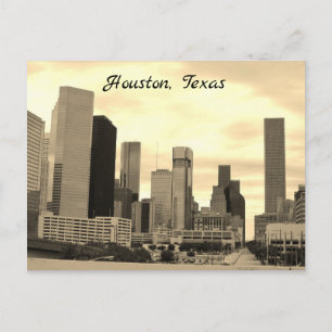 Houston, Texas - Postkarte