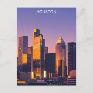 Houston Texas Postkarte