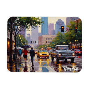 Houston Texas Reise Magnet