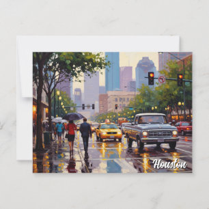 Houston Texas Reise Postkarte