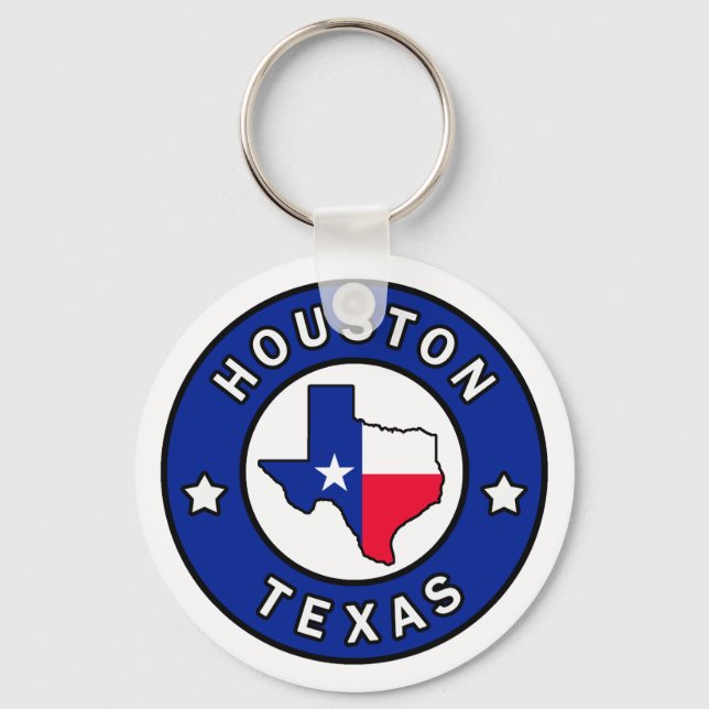 Houston Texas Schlüsselanhänger (Vorderseite)