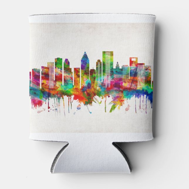 Houston Texas Skyline Dosenkühler (Vorderseite)
