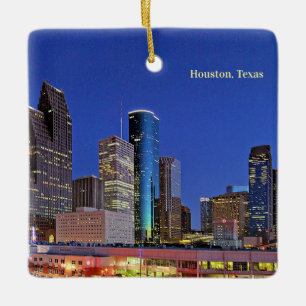 Houston, Texas-Skyline Keramikornament
