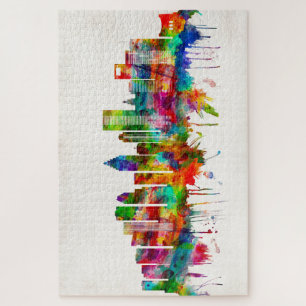 Houston Texas Skyline Puzzle