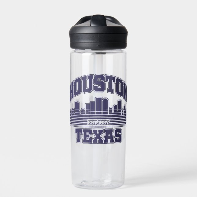 Houston, Texas Trinkflasche (Vorderseite)