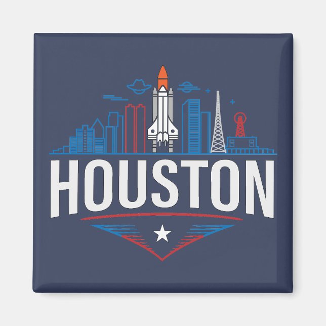 Houston Texas United States of America Magnet (Vorne)