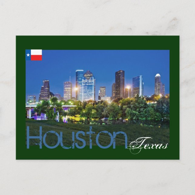 Houston, Texas, USA Postkarte (Vorderseite)